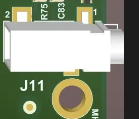 J11 audio output