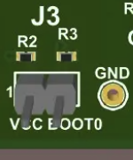 J3 VCC_BOOT0
